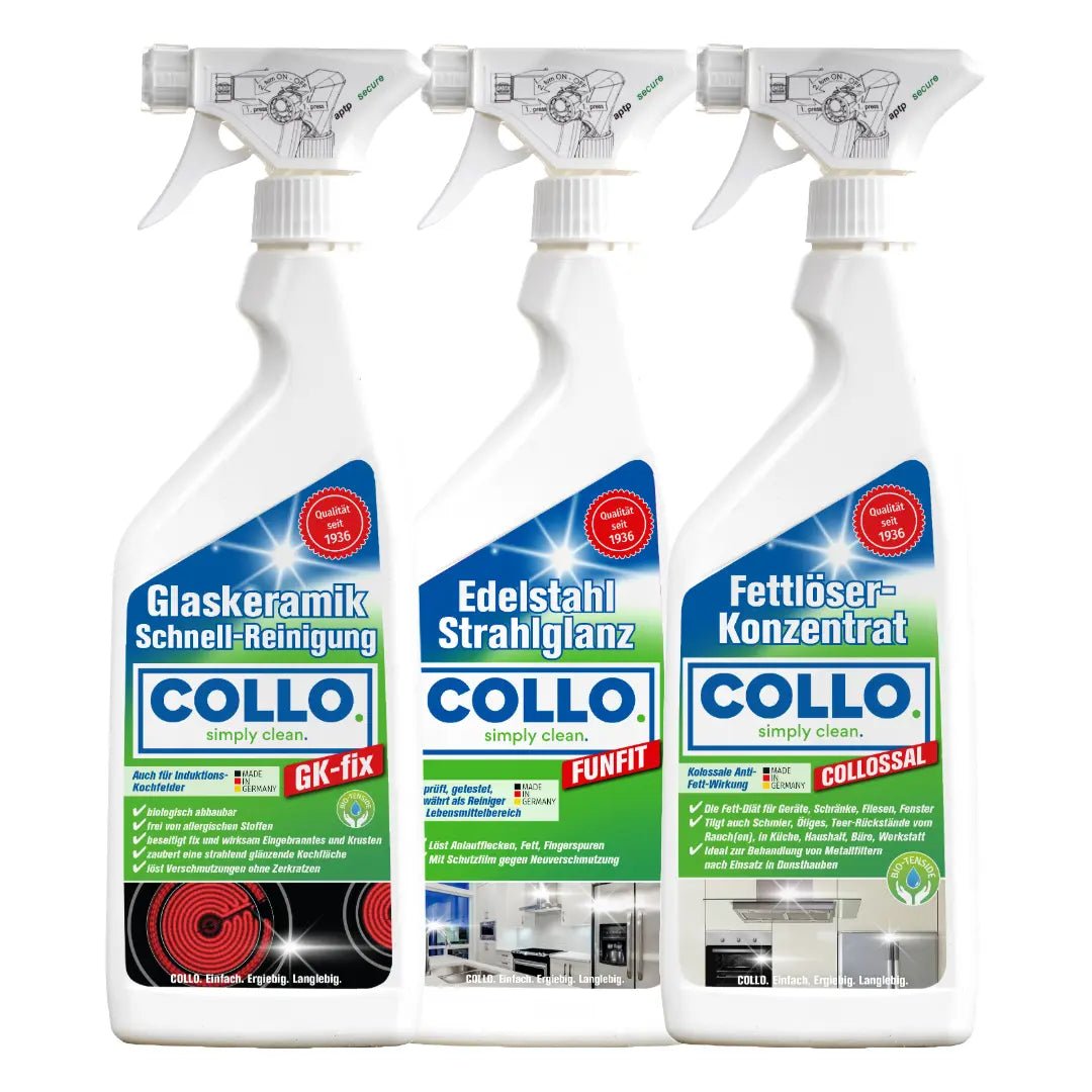 Anti - Fett Power - Trio - 0506 -gegen Fett, Eingebranntes & Schmutz - COLLO. simply clean.